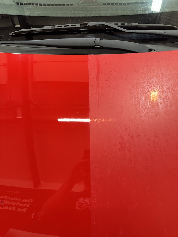 Polierter Fahrzeuglack – Nachher